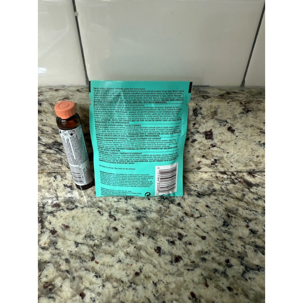 Hask Hair Mask Monoi Coconut Oil Teal Brown - Picture 2 of 2